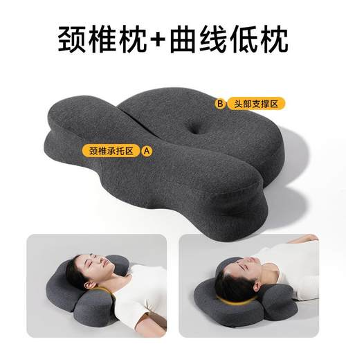 枕头忆棉MJ8260慢回枕芯护记颈枕枕分体深睡富贵包专用睡眠记忆弹