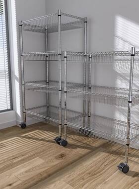 8推车动收藏整理小架多层置物架零食QLB家用可移储物架中8古45人