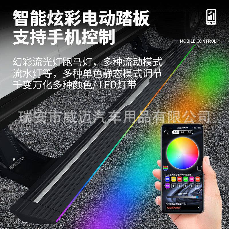 适用18-23款荣RX8电动踏宾板专用222侧脚踏板带侧裙迎动自改装威