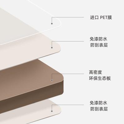 绿派0奶油风21021斗柜卧室抽屉储柜超薄3cm床尾梳妆台六收纳柜一