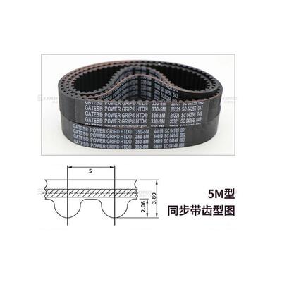 进口ATES同步带HTD18G705M1-895-5XXEM1945-5M1980-5M传动带