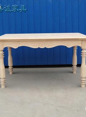 园工BQX作台型花美式乡村户外做旧长方形露天酒店雕花园饭桌花餐