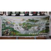 苏单州绣绣片面绣300客厅家居会议室装 饰画苏工手刺绣长城