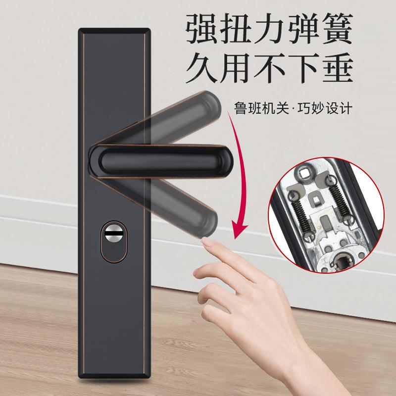 门把防手通用型6盗8拉手不锈门钢0156提手室内机械锁锁具家用执手