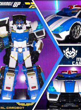 炫闪卡变斗士炫蓝电形机甲机器人玩TUS具儿童男孩金旋刚卡召唤器