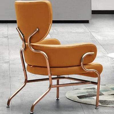 休闲会客室23993沙休闲卧室书房办公皮艺单躺发椅人沙发转椅