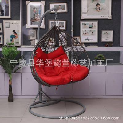 铁艺鸟巢人吊椅吊篮藤椅吊秋款千户外室内阳双台NO0828新懒人篮吊