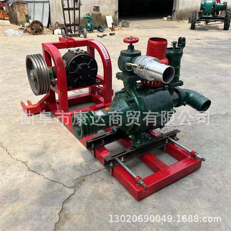 拖拉机带抽水机高山动爬燕坡输送1000米压泵青KD-CSB-5增岛丰泵