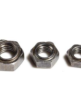 MM12六角焊接螺母六方点焊烧焊-台阶有脚带5角螺帽GB1381DIN53792