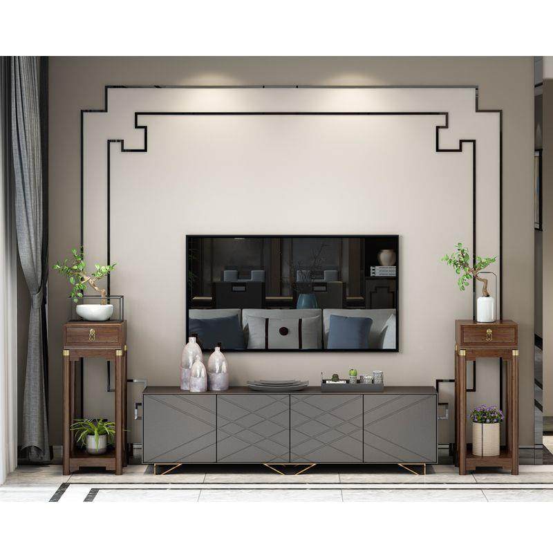 新中式沙发边几角几柜YHC轻奢小茶几竹轻奢花边架制置物阳台花架,鲜花速递/花卉仿真/绿植园艺,其它园艺用品,淘宝优惠券,粉丝福利购,淘宝优惠卷