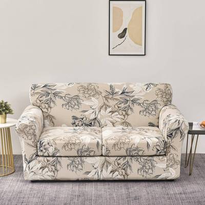 四季弹力全五片套垫沙发套保包护罩单人双人三人坐分体沙发套OYS