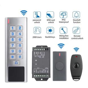 无线门禁机控制器无需布线自助安装开关电源刷卡密码门禁一体机