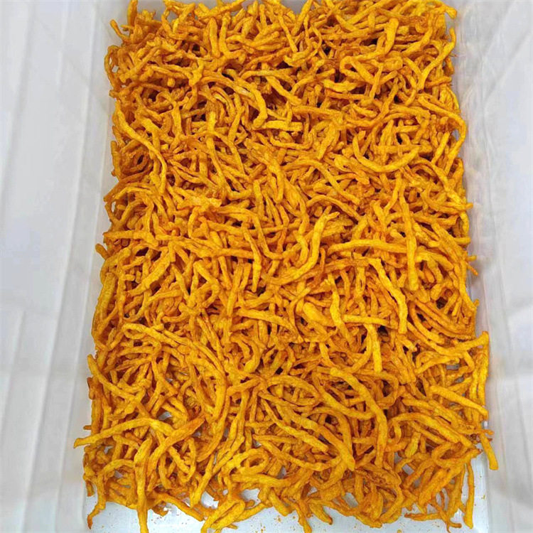 鱿鱼丝油炸线上浆鱿鱼丝油炸机器酥脆鱿鱼丝加工配套设备