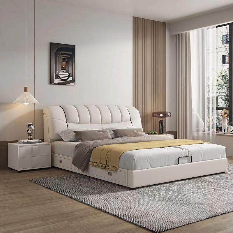 床主卧1.8米轻奢现代简约双人床意式极简真皮床北欧皮床软包婚床,农用物资,其他肥料,淘宝优惠券,粉丝福利购,淘宝优惠卷