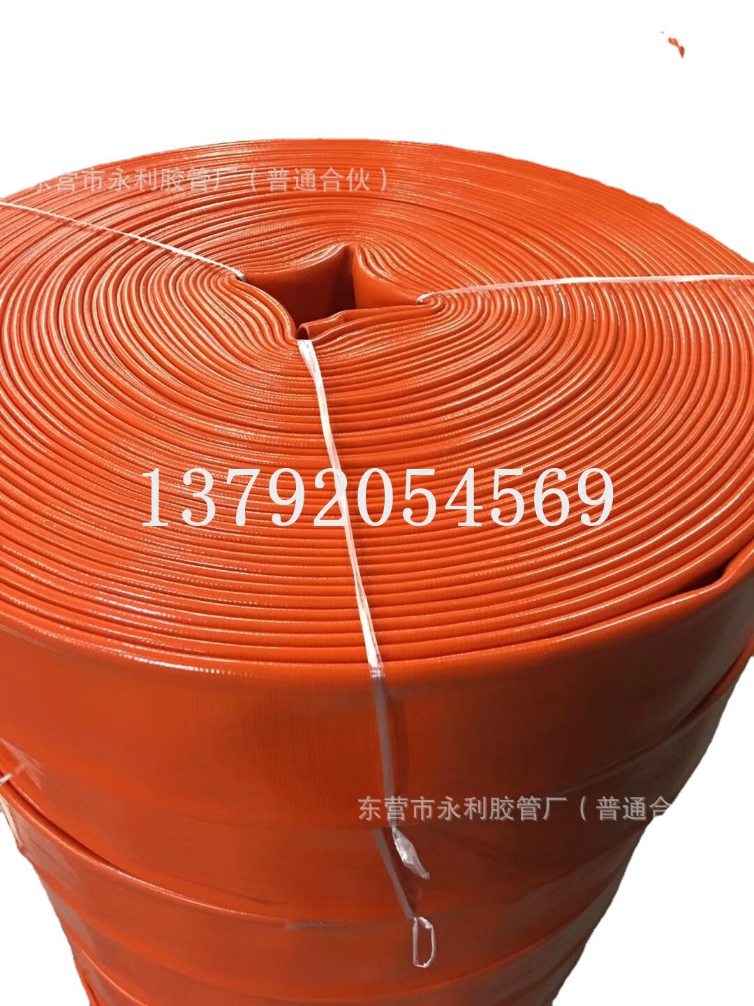 输水特厚蓝水带涂塑软管塑料农用灌溉水泵喷灌带4寸5寸6寸8寸10寸