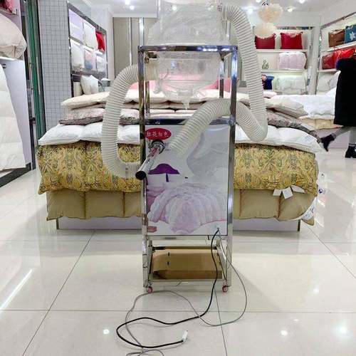 被壳充绒机工厂店面羽绒制品用冲绒机羽绒被套充绒机器
