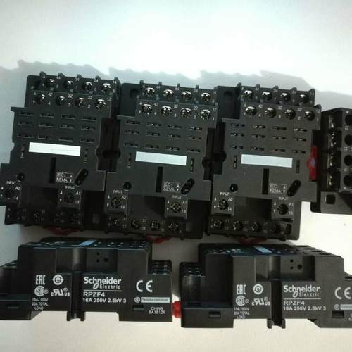 原装小型继电器底座RPZF4配RPM42P7四开四闭RPM42BD混合式螺钉端