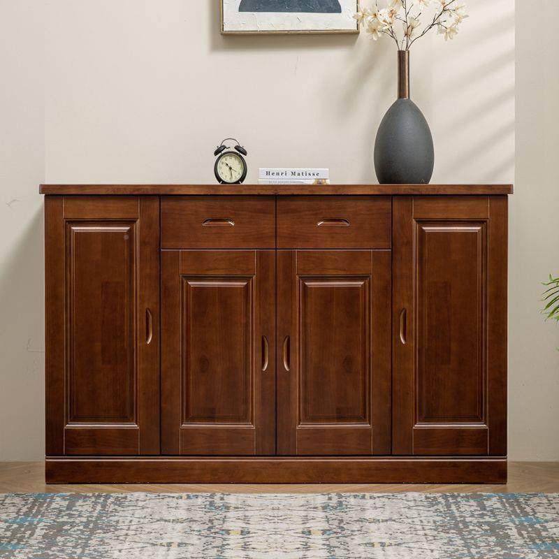 实木餐边柜碗柜中式简茶约现XJU柜客厅靠墙边代柜橱家用储物柜水,标准件/零部件/工业耗材,车间地垫,淘宝优惠券,粉丝福利购,淘宝优惠卷