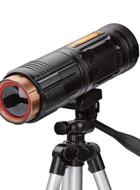 跨境蓝光钓三灯手电筒光超亮源感应灯式户ZW-R519饵外巡逻探险夜