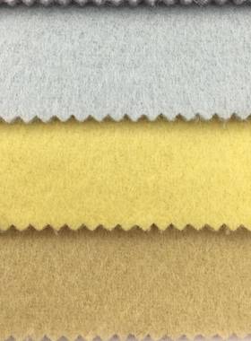 15819流双行M家亮色料系衣呢80毛面羊绒面大料毛呢面料厂家现货