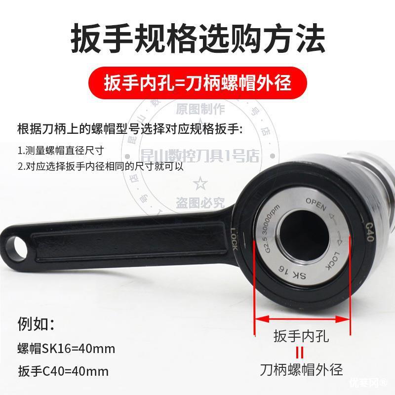 SK383扳GER滚针轴承扳手SK10手16滚珠高速Φ27Φ40Φ30带开关扳手