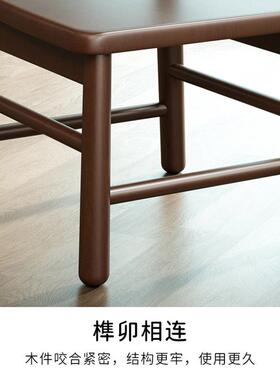 实木靠餐背凳木子用家学生学习凳TNO头椅子儿童凳原木矮凳休闲小