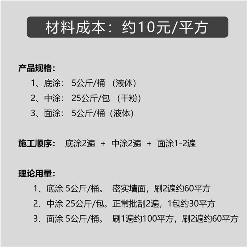 清水混凝漆210土泥艺术水泥混泥室内室外墙面用工业风水(土全系列