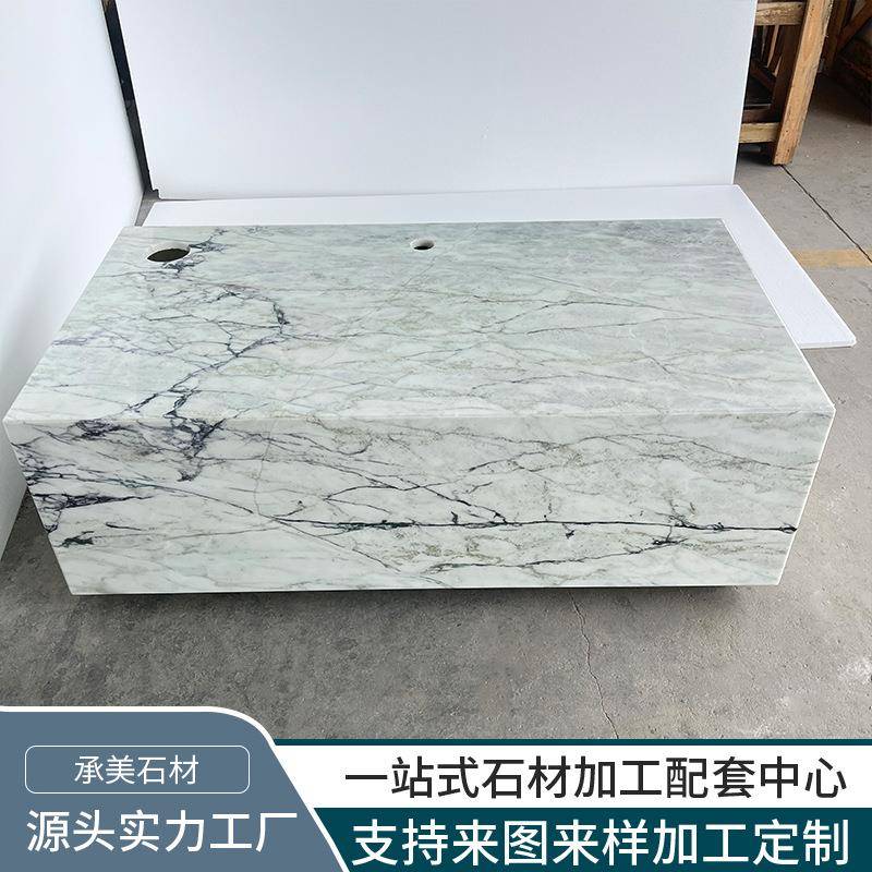 头工厂源君兰盒子茶几天然大理628石奢石客厅会客商子品房别墅酒