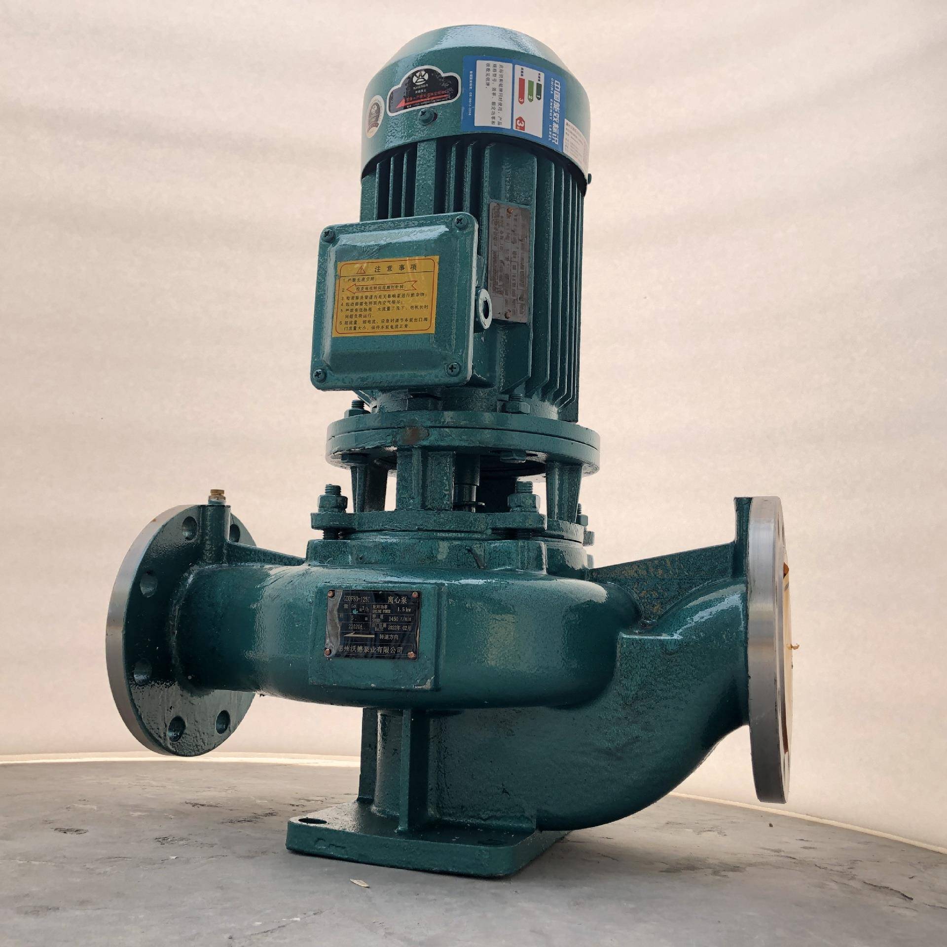 GGJN压DF8-1060立式不锈酸钢管道增泵惠沃德化工离心泵海水养殖强