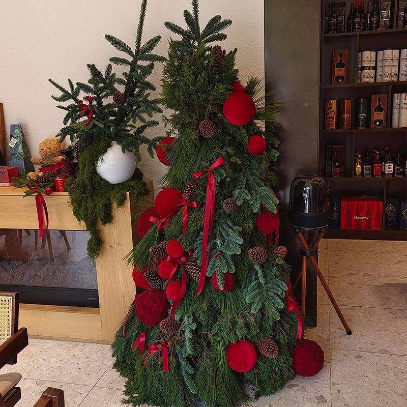 圣装扮门店商用网红拍打卡布氛诞围感2025SOC年圣诞树绒球创照意,节庆用品/礼品,装扮布置套餐,淘宝优惠券,粉丝福利购,淘宝优惠卷