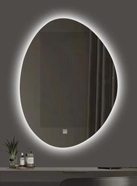 不梳规则异形子卫生间智能镜镜妆子洗手台le镜d灯镜挂墙式艺986术