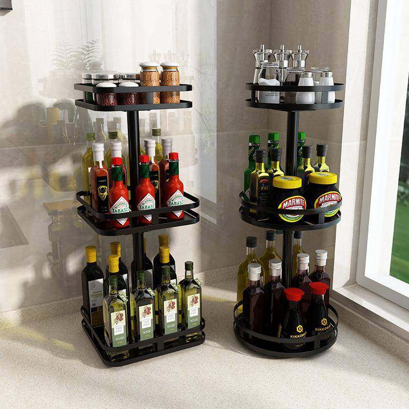 厨房66628713料架调味料调旋转置物架台调面味品油盐酱角醋转调料,厨房/烹饪用具,抹布架/厨房清洁收纳架,淘宝优惠券,粉丝福利购,淘宝优惠卷