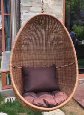 吊篮椅子内秋兰千家用吊椅吊室椅阳台吊床椅双人鸟巢户外YWX藤摇