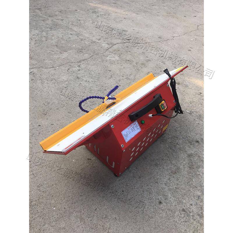 小型瓷砖倒角切割机微台式型途多用割石材596锯石材45°切倒角机