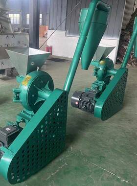 出口8日利亚尼粮食粉碎机0目玉米NKH面粉碎机自吸粉式稻壳谷壳碎