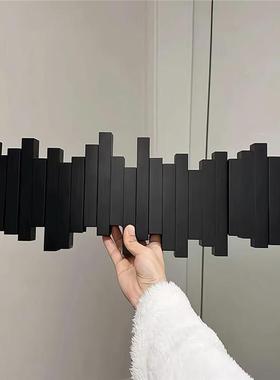 钢琴挂创门意20772琴键入户墙壁装饰背挂钩衣钩玄关门墙上免打孔