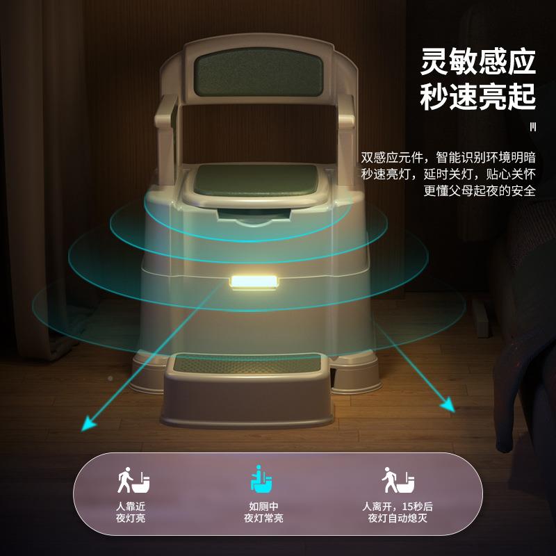 成年人移动厕坐便器老人卧妇房床所孕卫无品牌/生边间坐便椅带感