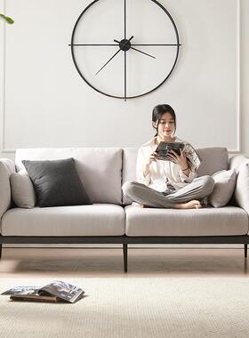 a1770布沙艺发小户型客厅简约拆现代出租房可洗式极简三人双人意