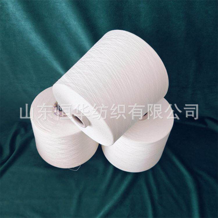 亚麻梳纱漂白亚麻/精梳棉春夏棉服装面支料用纱恒精CGH华现货.