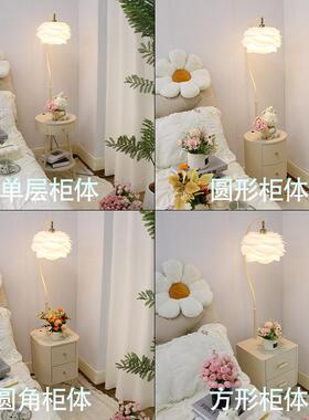 油风卧奶室地客灯床头柜台灯一体氛围63443感装饰置物架落厅沙发