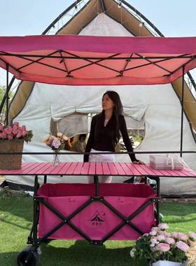 摆车户外摆降摊折叠车夜市升桌棚子露摊10010314营车顶遮阳棚小推