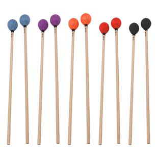 新款中级木琴槌枫木杆缠毛线一对马林巴锤MQ-06马林巴琴槌鼓锤棒