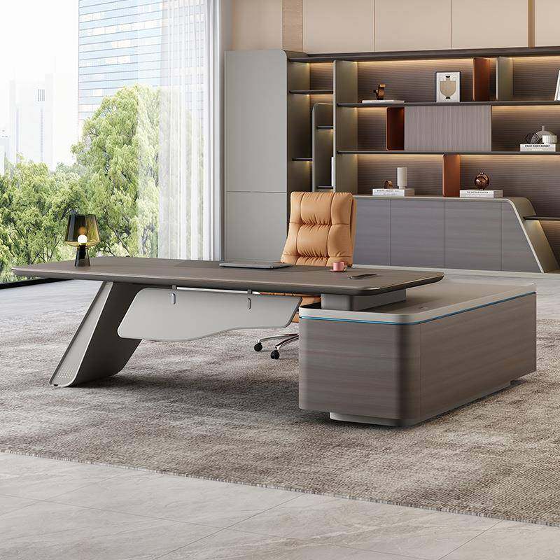 科技感老板桌高档办公桌轻奢高级感总裁大班台办公室办公桌椅组合,农用物资,其他肥料,淘宝优惠券,粉丝福利购,淘宝优惠卷