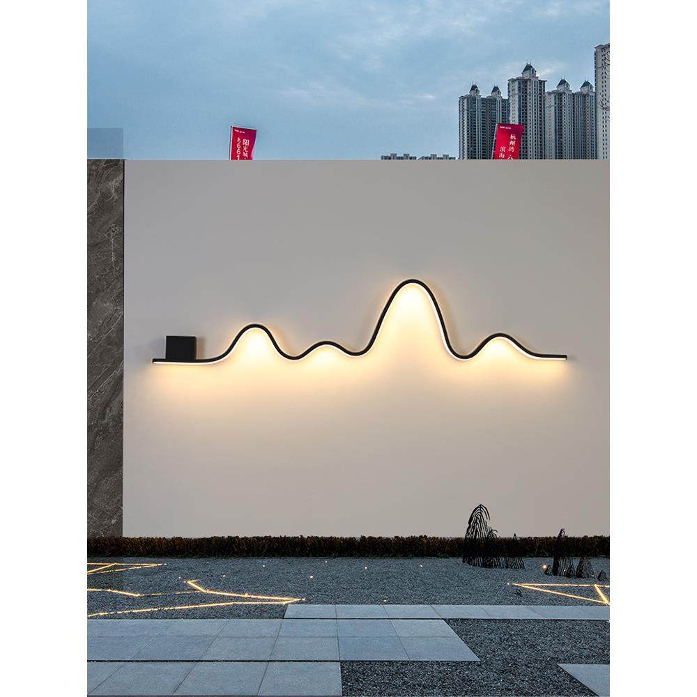 新中式户外壁灯长条山形别墅造景室外防水庭院灯太阳能景观装饰灯,鲜花速递/花卉仿真/绿植园艺,割草机/草坪机,淘宝优惠券,粉丝福利购,淘宝优惠卷