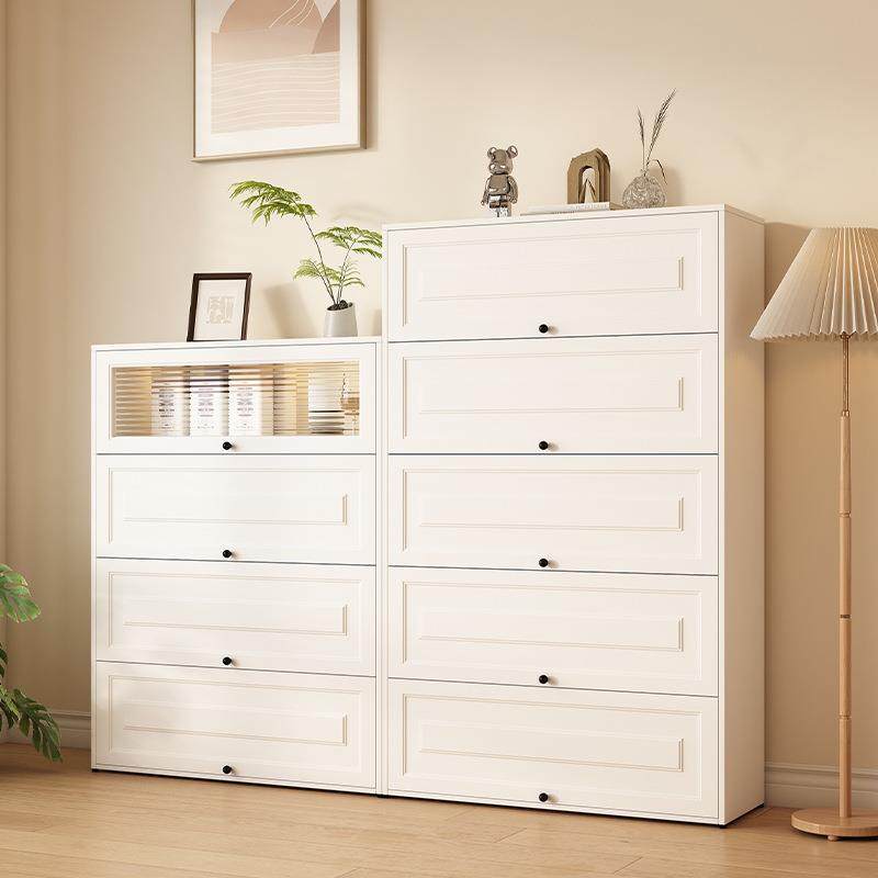 奶油风斗柜防尘翻门柜家用落地床头储物柜卧室多功能置物柜收纳柜,工业油品/胶粘/化学/实验室用品,其他实验室设备,淘宝优惠券,粉丝福利购,淘宝优惠卷