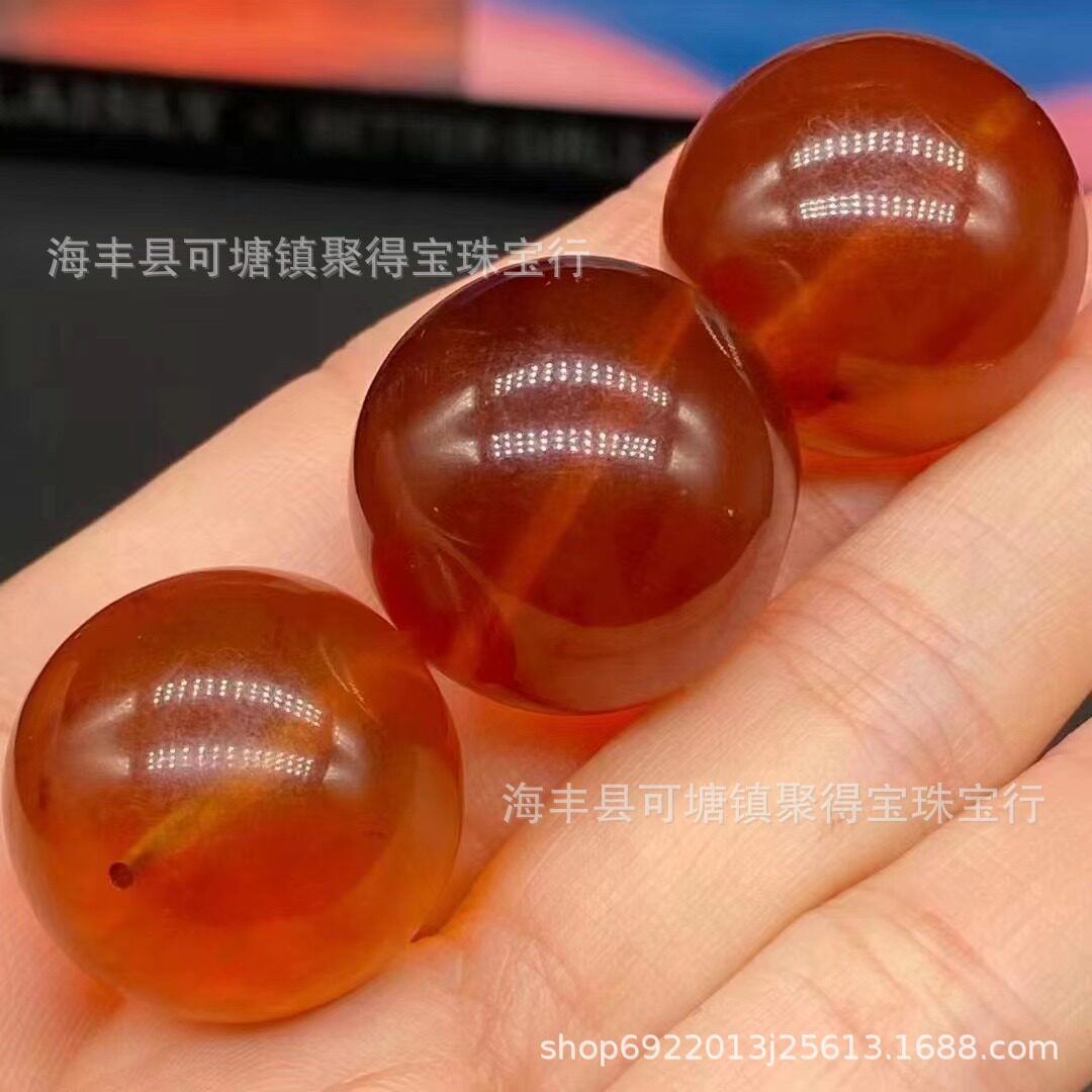 天然缅甸琥珀单珠颜色鲜艳大颗粒缅甸琥珀厂家直销批发大量现货