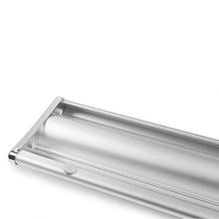 铝金易拉宝型展架80合x200水滴易拉RS-17宝商场报展架伸缩海折叠