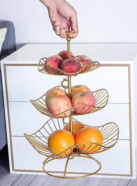 北风格水盘客厅19924家用三层水欧果篮现代约多层果简篮收纳果零