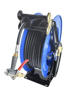 宝润防佳自动伸缩-水管卷管器103TVO5双米工业弹簧冲清水鼓臂消卷