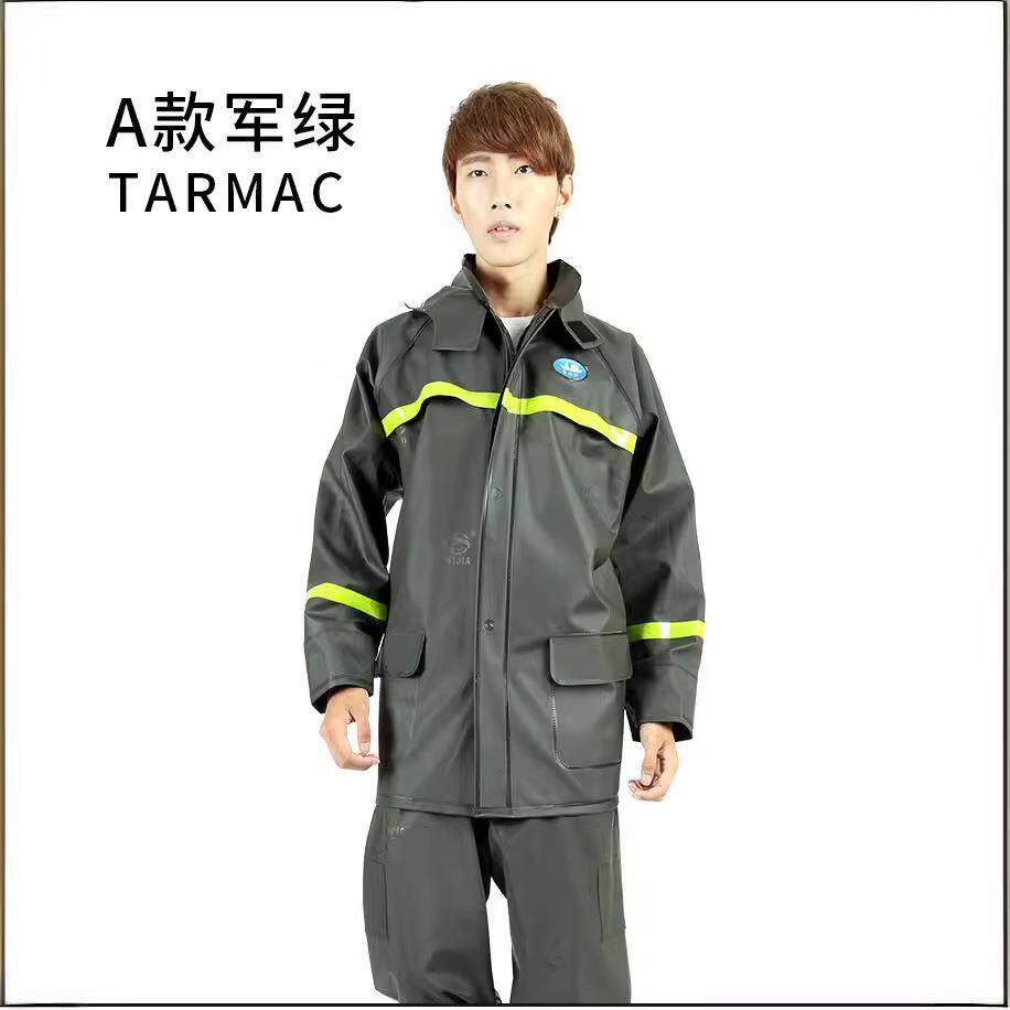 姜太公雨衣裤套装加厚分体906雨衣男女劳保水防摩劳保雨衣雨托透